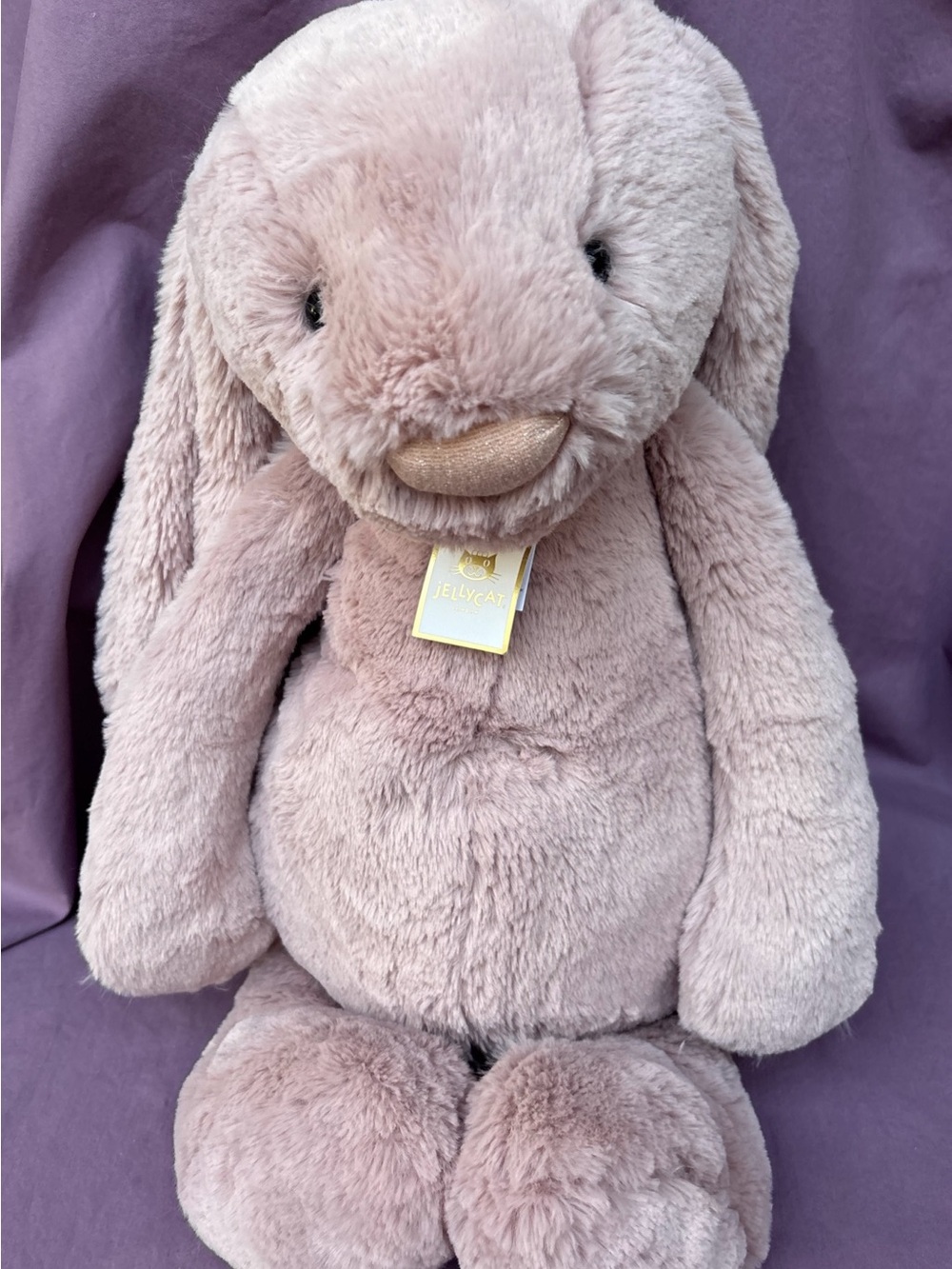 Jellycat BIG BASHFUL LUXE BUNNY ROSA  Authentic US seller out of stock huge